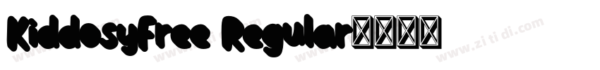 KiddosyFree Regular字体转换